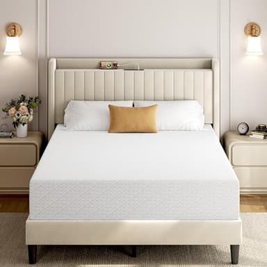 Yaheetech 12 Inch Queen 3-Layer Memory Foam Mattress