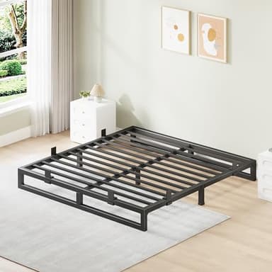 Cresyfu 6 Inch Metal Queen Bed Frame