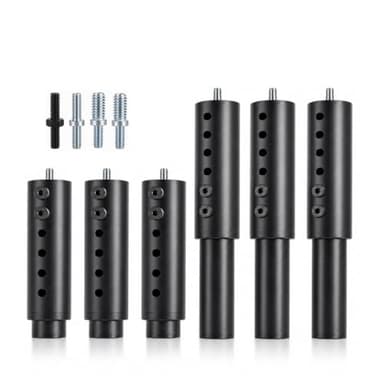 Wivxai Adjustable Bed Base Legs, 7-12 Inch, Set of 6
