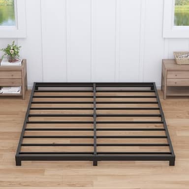 Nailsong 4 Inch Low Profile Bed Frame, Queen