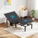 Pipishell Twin XL Adjustable Bed Frame with Massage