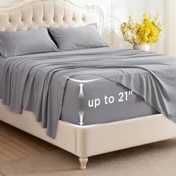 Bedsure Deep Pocket Queen Sheet Set