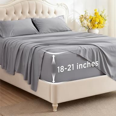 Bedsure Deep Pocket Queen Sheet Set