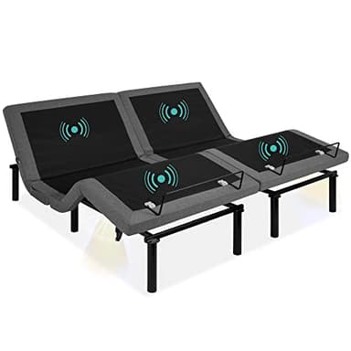 Best Choice Products Ergonomic Split King Adjustable Bed Frame