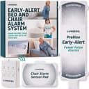 Lunderg Wireless Early Alert Bed and Chair Alarm Set